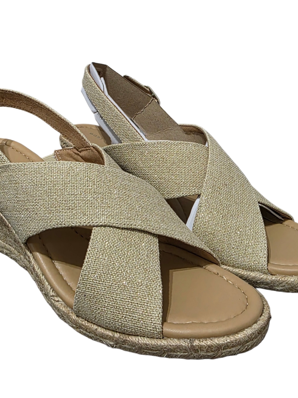 Easy SpiritWomen's Ariane Espadrille Wedge Sandals NIB